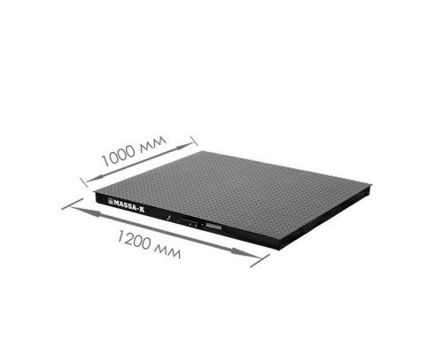 Весы платформенные с печатью этикеток Масса-К 4D-PM-12/10-1500-RL