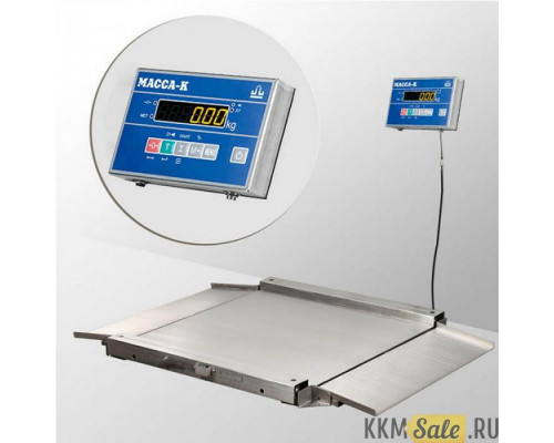Купить Весы платформенные с пандусом Масса-К 4D-LA.S-10/10-1000-AB(RUEW) от Масса-К