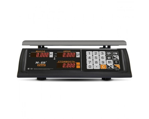 Весы торговые Mertech M-ER 327 AC-15.2 "Ceed" (LED, Черные)